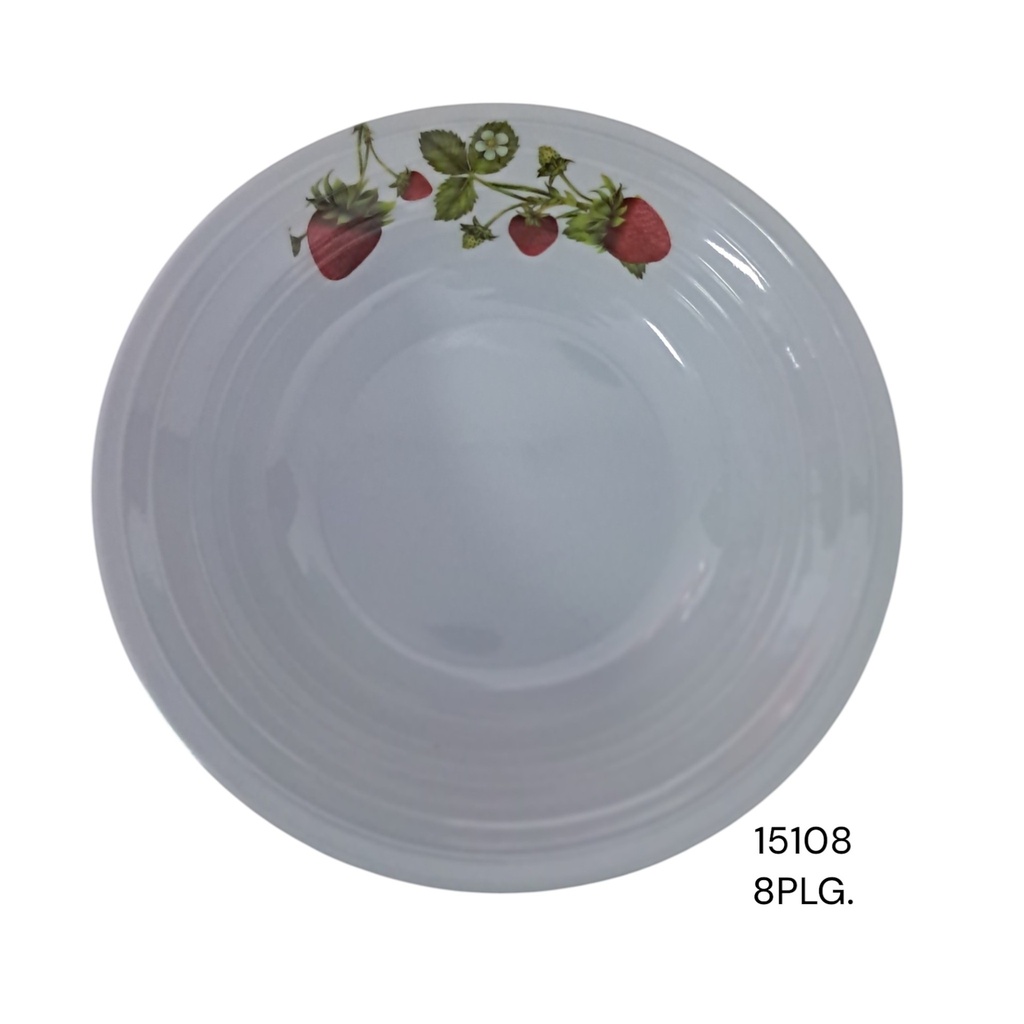 PLATO MM DECORADO DE 8PG CXB-240UD.