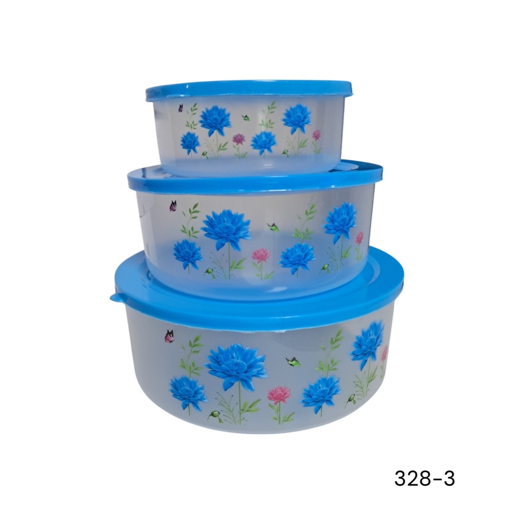ENVASES SET X3 PLAST REDONDA 10CM Y 11CM