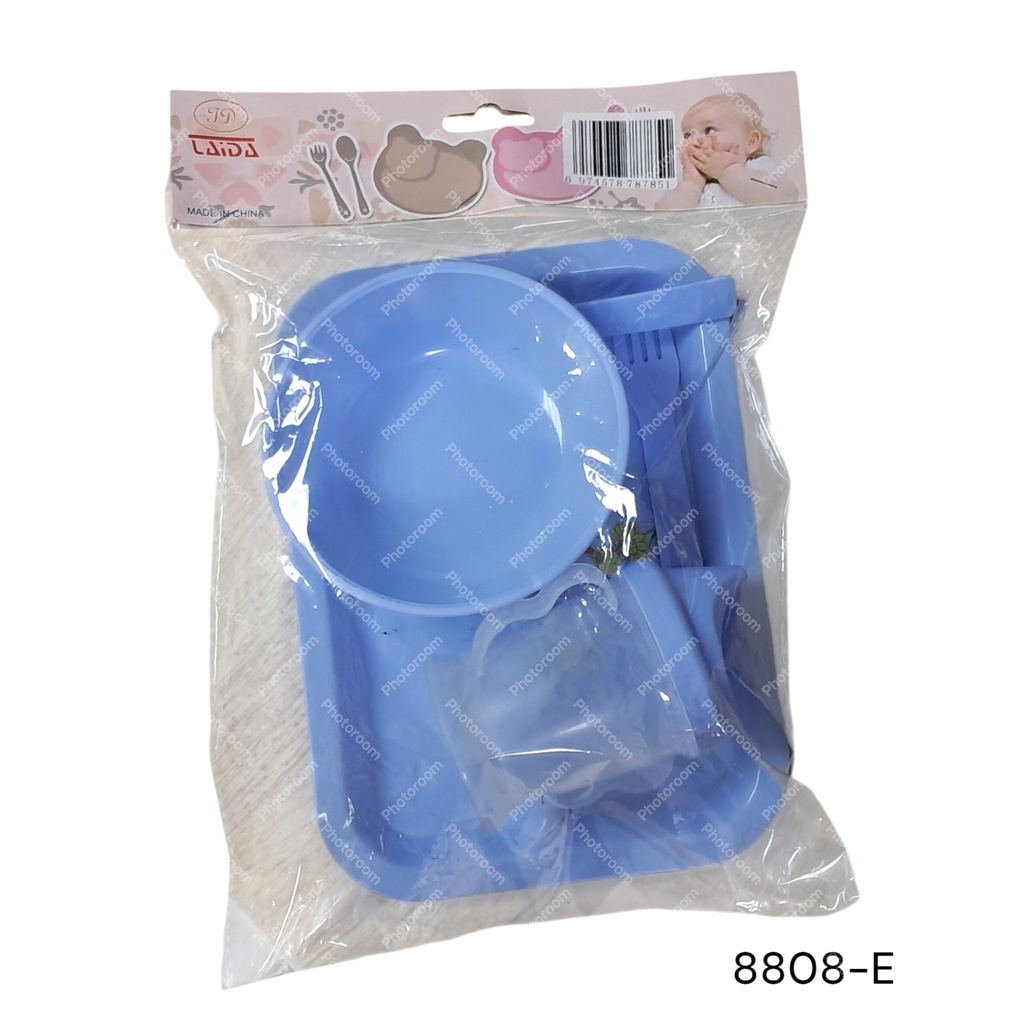 SET BEBE RECT 4PZS BOWL VASO