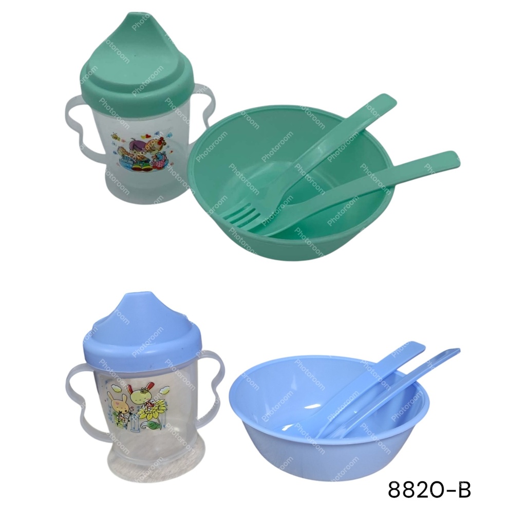 SET BEBE BOWL 3PZS 3 COLORES