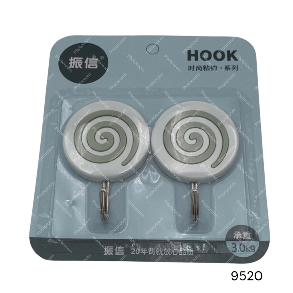 GANCHO PARED CIRCULO ESPIRAL