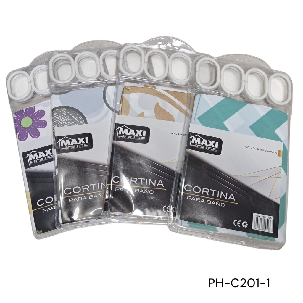 CORTINA BANO 4 DISENOS