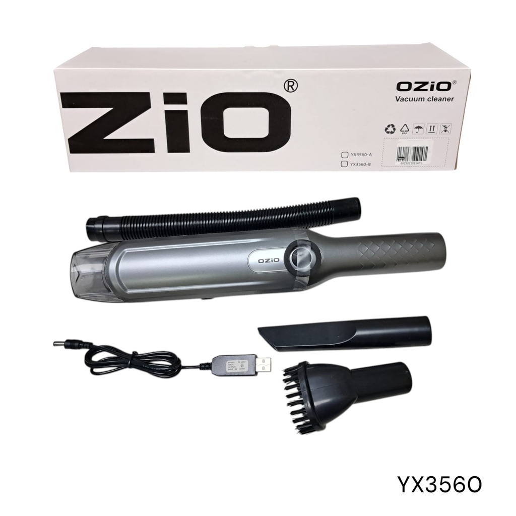 ASPIRADORA PORTATIL RECARGABLE 5PZS CXB-20UD.