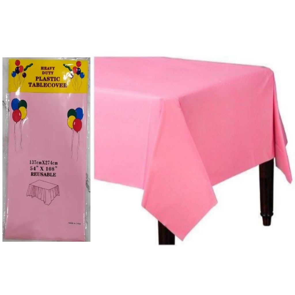 MANTEL 137X183CM 12PZ ROSADO  CXB-120UD.