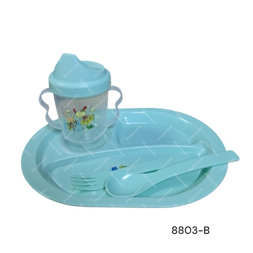 [8803-B] SET BEBE OVAL 3PZS VASO