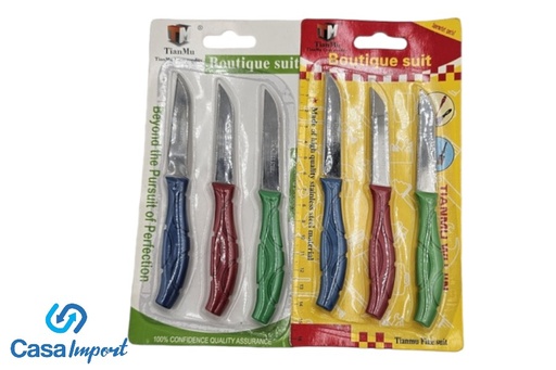 [TM-220] SET CUCHILLO 3 PZS TIANMU