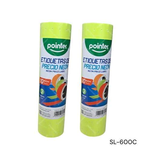 [SL-600C] ETIQUETAS PRECIO COLOR