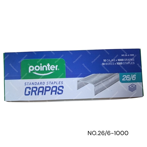 [NO.26/6-1000] GRAPAS 26 ENTRE 6MM  X1000
