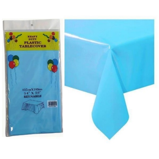 [CA-0065CEL] MANTEL 137X183CM 12PZ CELESTE CXB-120UD.