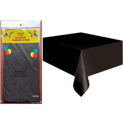 [CA-0065NEG] MANTEL 137X183CM 12PZ NEGRO