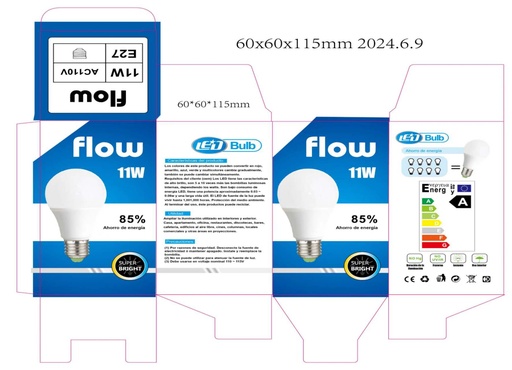 [CA-0120] BOMBILLO AHORRATIVO E27/110V/ 11W