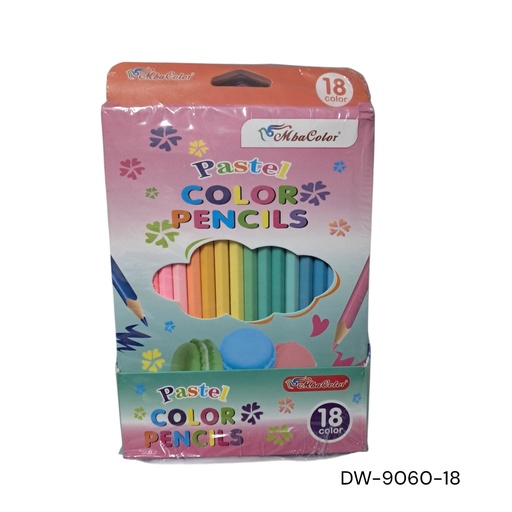 [DW-9060-18] LAPIZ 18 COLORES SURTIDOS  CXB-180UD.