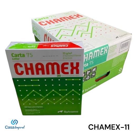 [CHAMEX75-11] HOJAS BLANCAS CHAMEX 8 1/2X11   CXC-10UD.