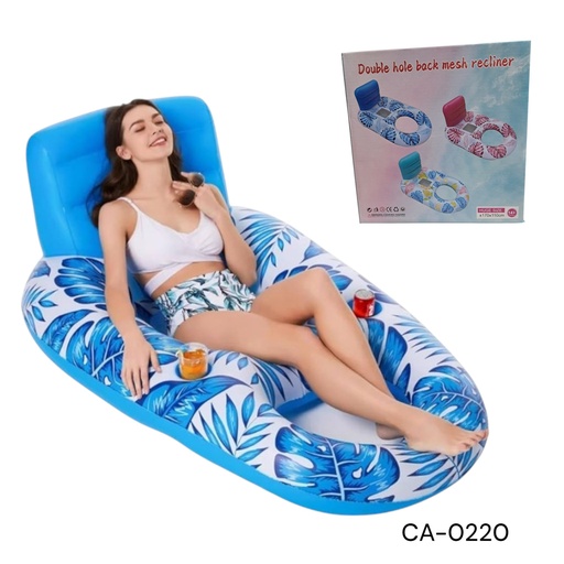 [CA-0220] FLOTADOR C/MALLA 170X110CM   CXB-32 UD.