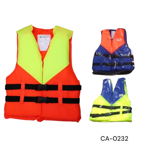 [CA-0232] CHALECO SALVAVIDAS NARANJA S